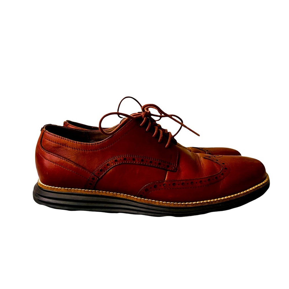 Cole Haan Men Original Grand Wingtip Oxford Woodbury/Java 9 M C26472